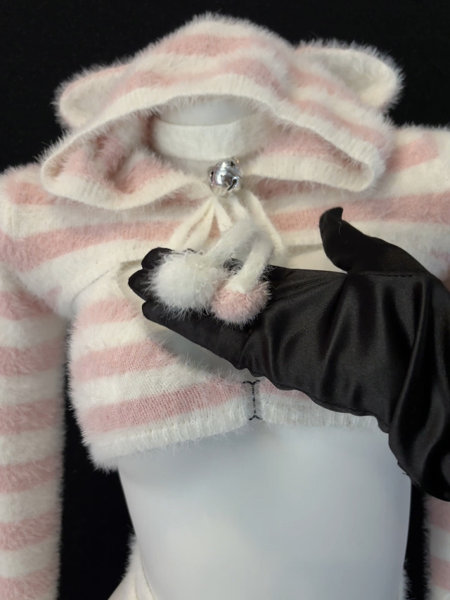 Amazon.co.jp: [SENMHS] セクシー 猫 コスプレセット 胸空き ふわふわ